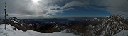 35 Dal Monte Ocone, anticima, vista verso laghi e pianura